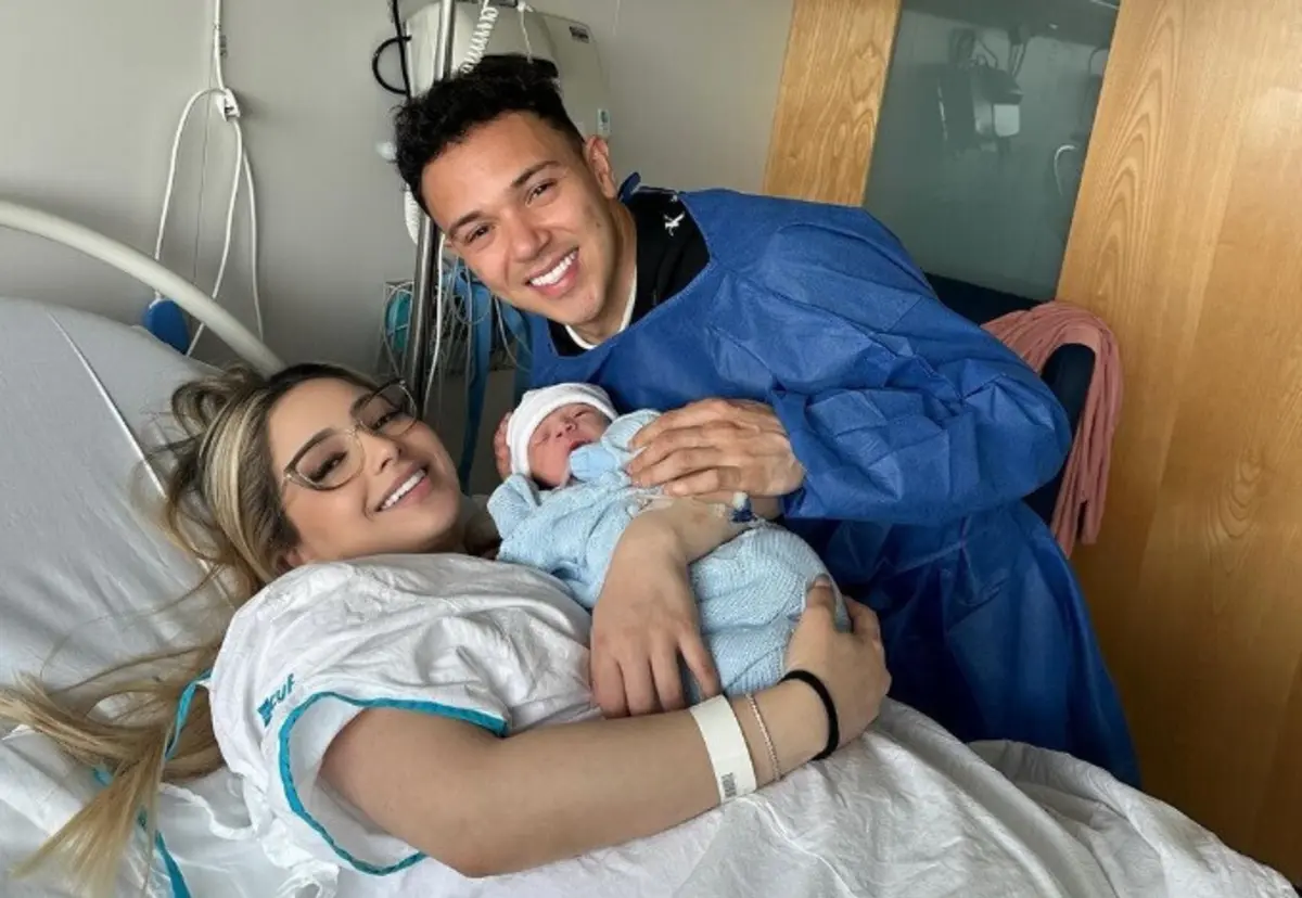 Gabriel, o primeiro filho do casal, nasceu esta quinta-feira, no Porto