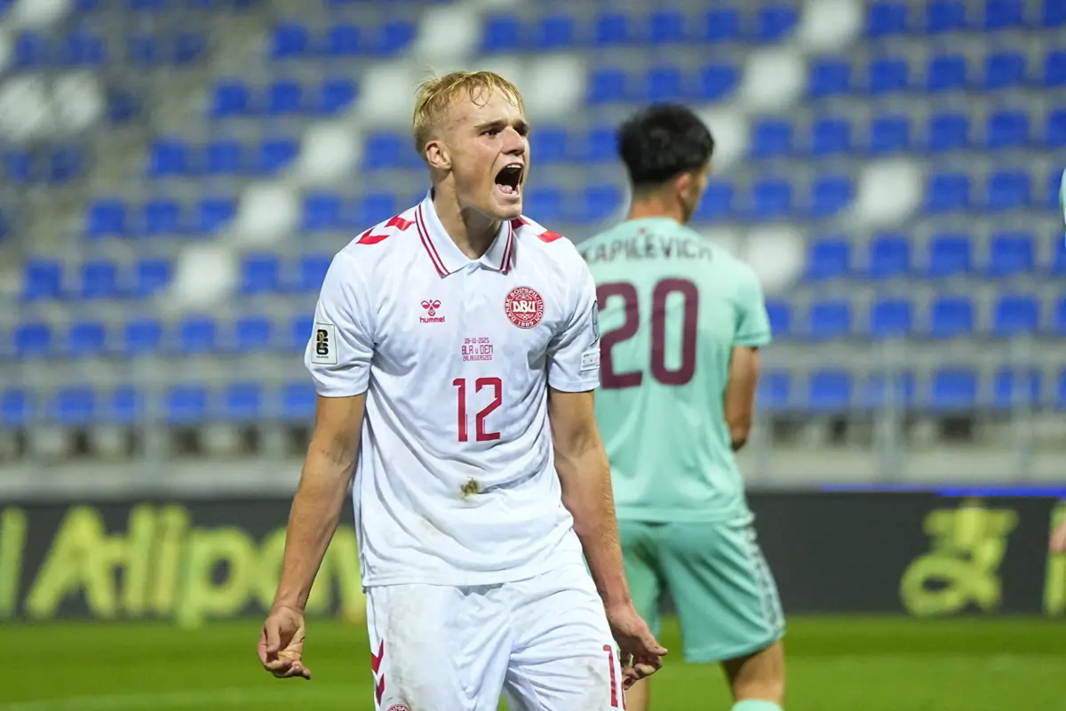 Victor Froholdt assistiu no triunfo da Dinamarca