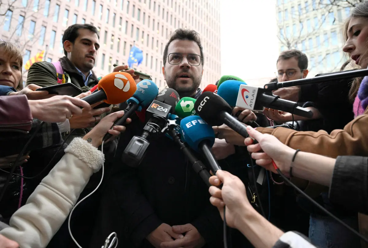 Pere Aragonès, presidente do governo regional da Catalunha