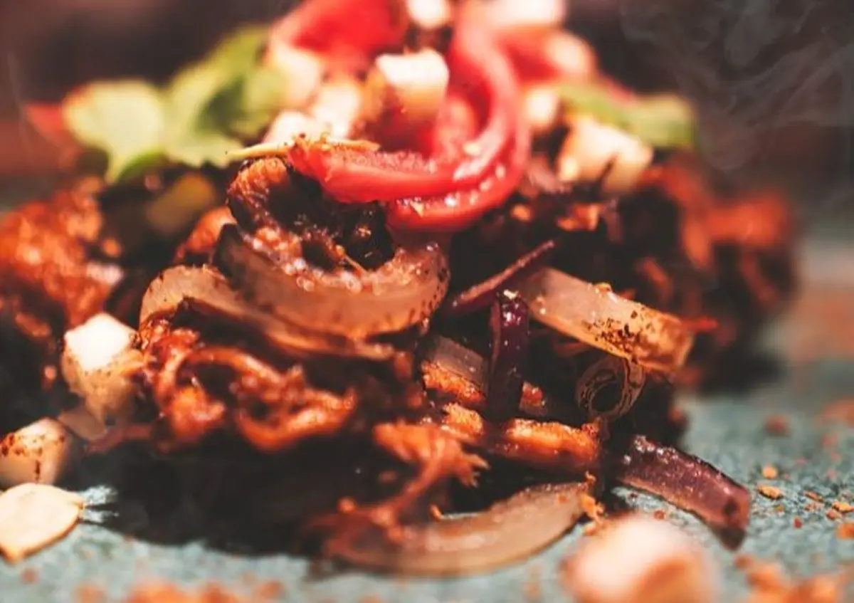 Um dos pratos do restaurante Águas de Bacalhau, em Braga.