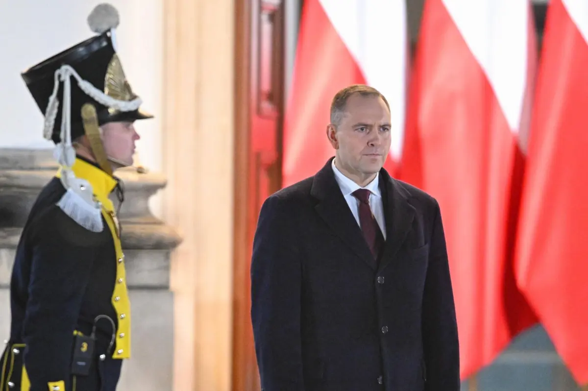 O presidente polaco, Karol Nawrocki