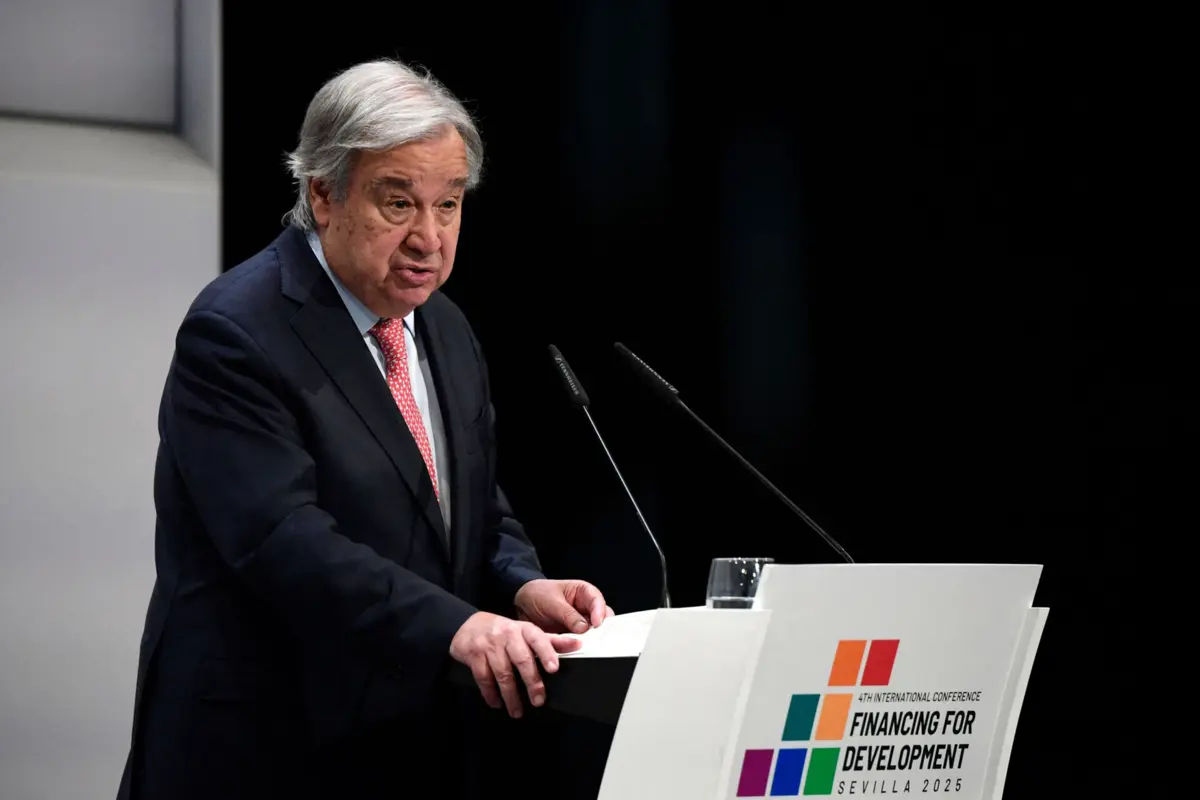 O secretário-geral da ONU António Guterres