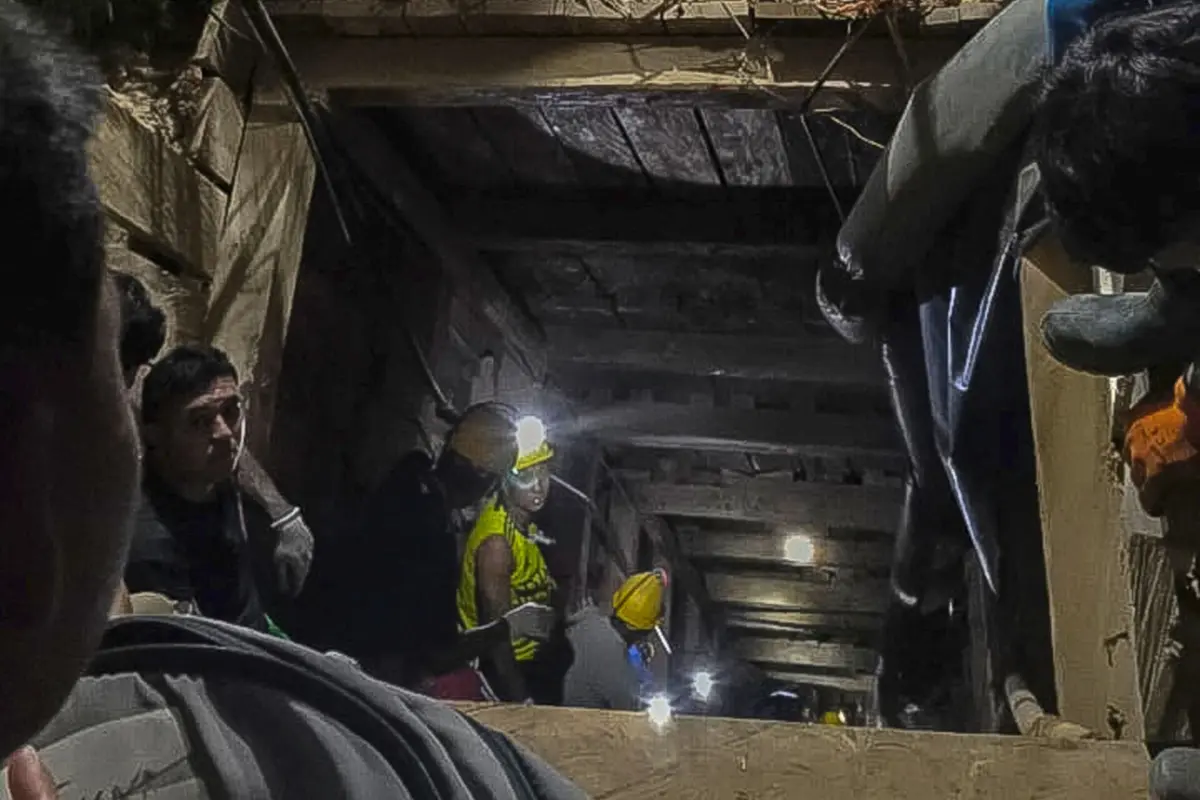 Imagem de contexto do artigo Pelo menos 18 mineiros presos numa mina de ouro na Colômbia