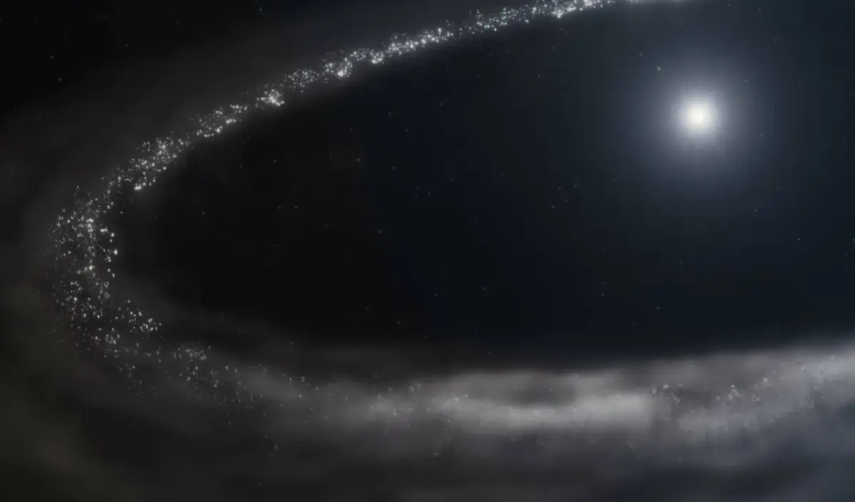 De acordo com os investigadores, o gelo de água é um ingrediente vital nos discos que rodeiam as estrelas jovens