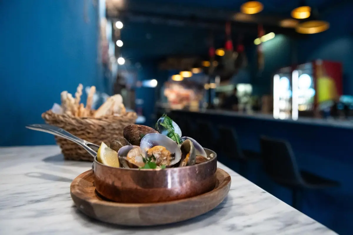 Amêijoas à Bulhão "pateco", no Proua.