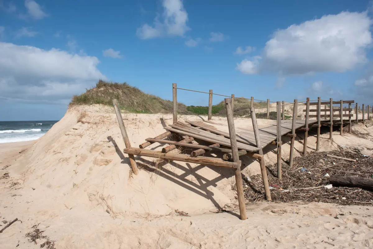 Passadiços no Mindelo, Vila do Conde, estão danificados