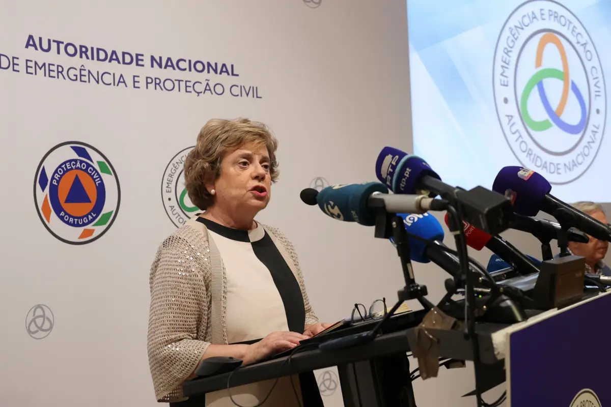 Ministra fez declaração na sede da ANEPC