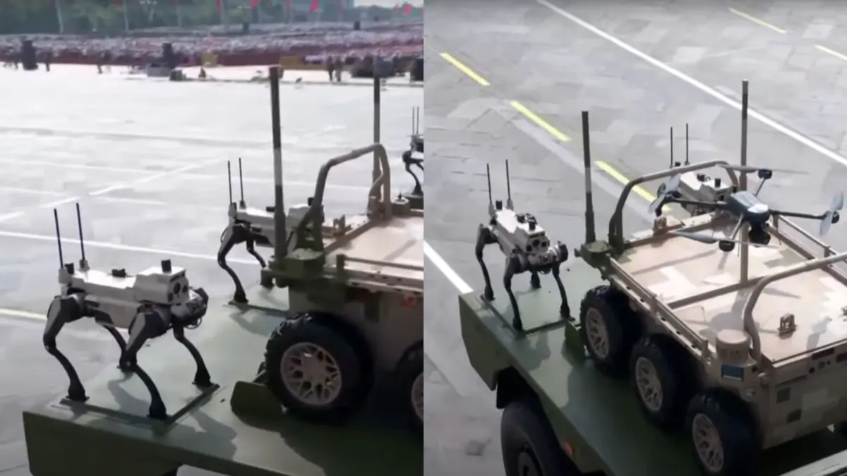 Cada robô pode carregar cerca de 20 kg de equipamento