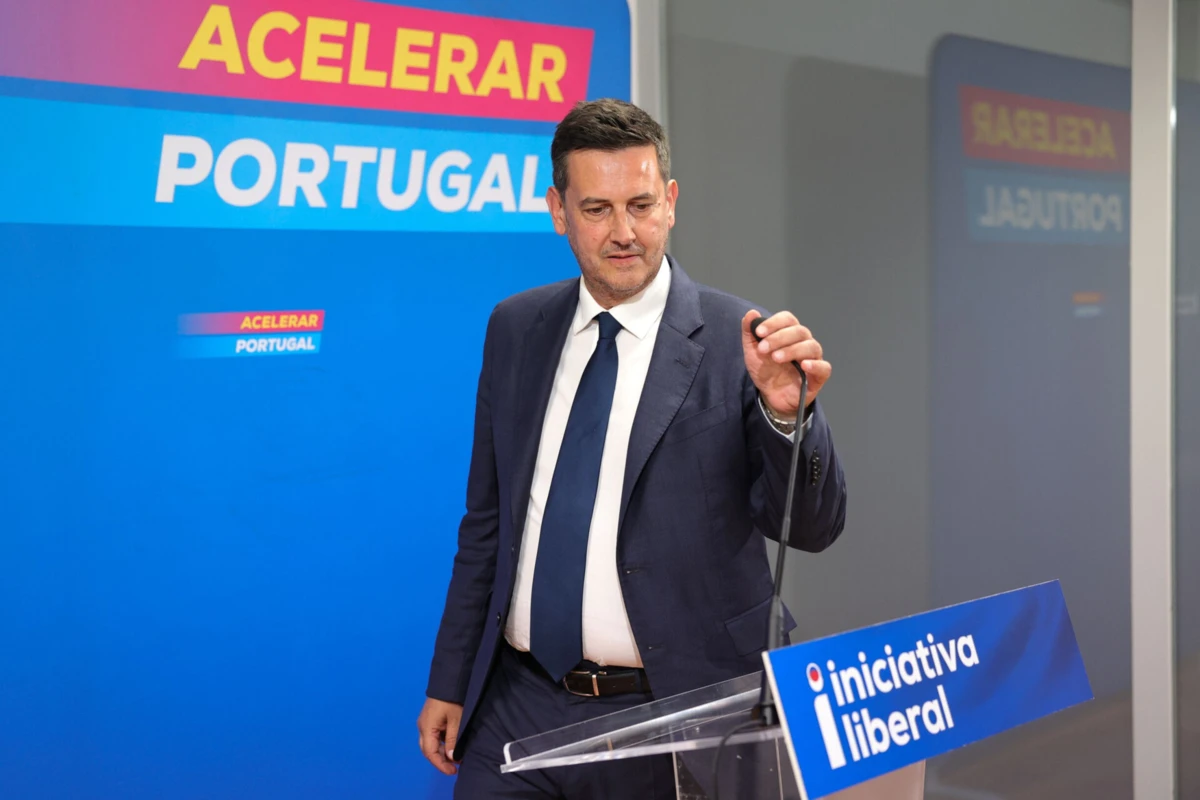 O líder da IL, Rui Rocha