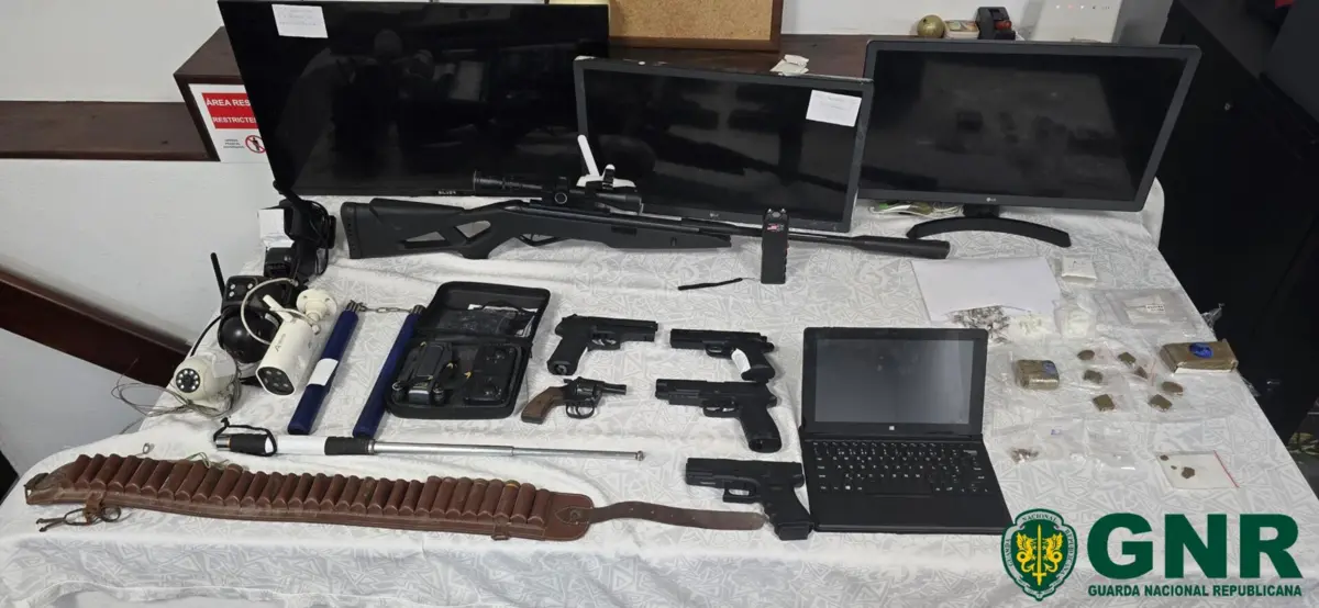Traficantes detidos com droga e armas na Gafanha da Nazaré