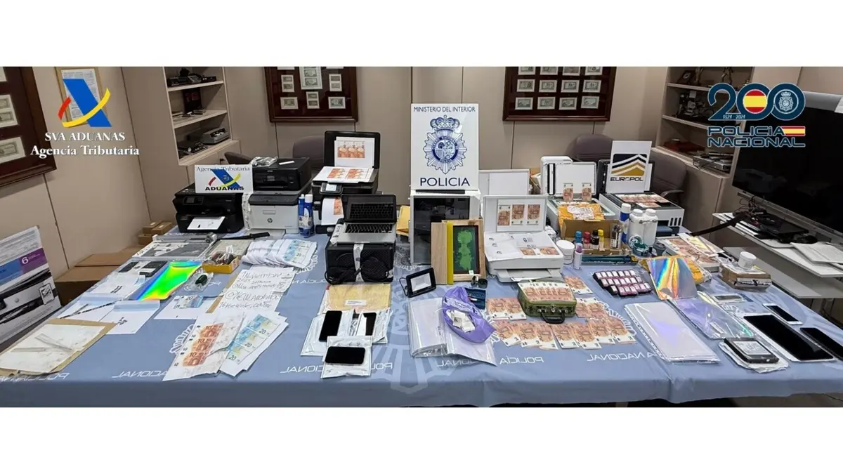 Autoridades espanholas desmantelaram fábricas de notas falsas, que eram também enviadas para Portugal