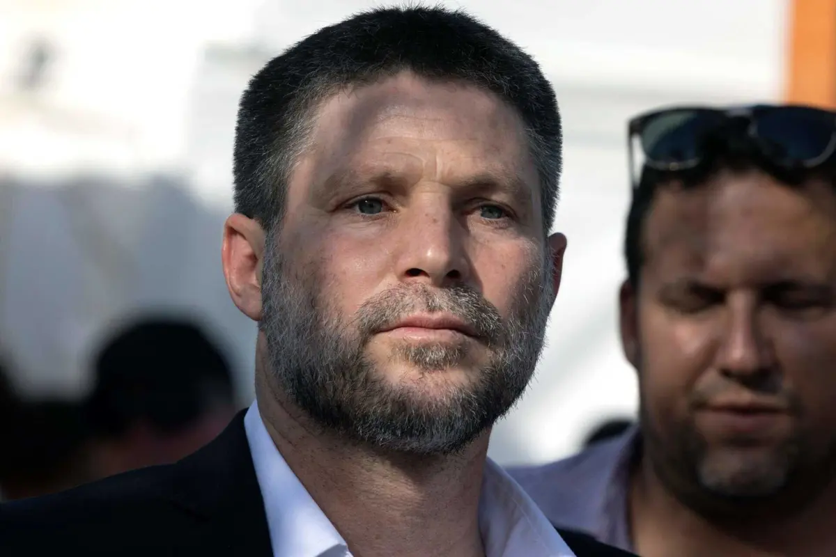 O ministro das Finanças israelita, Bezalel Smotrich