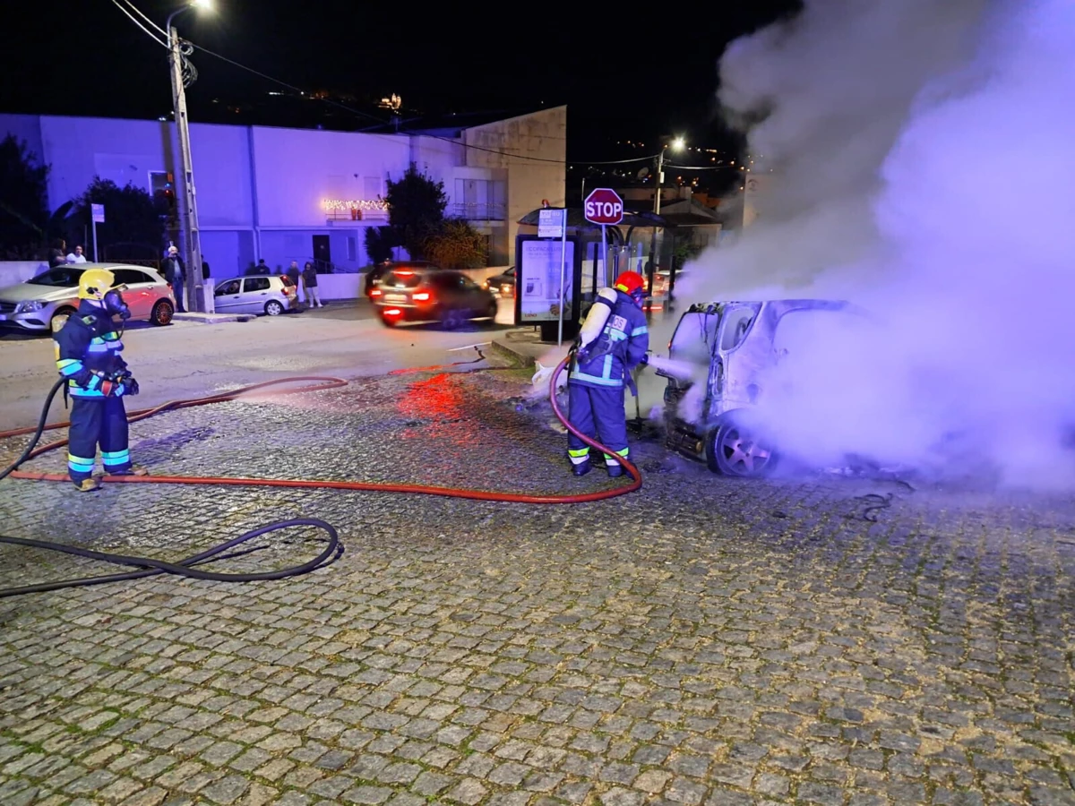 Bombeiros Voluntários de Braga extinguiram o incêndio