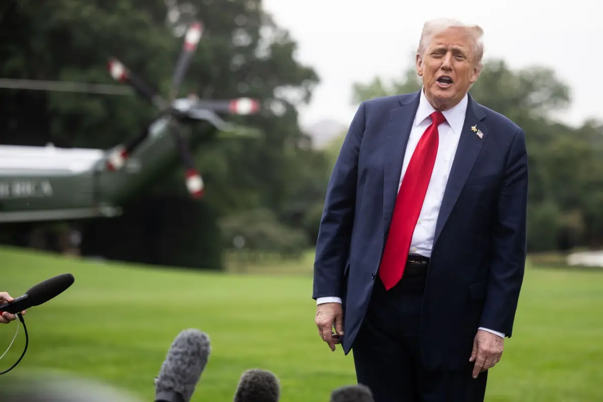 O presidente dos EUA Donald Trump