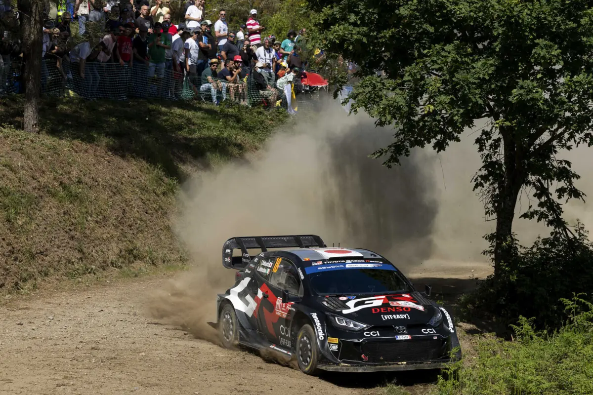 O Toyota Yaris de Takamoto Katsuta