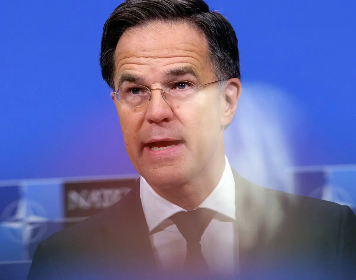 O secretário-geral da NATO, Mark Rutte