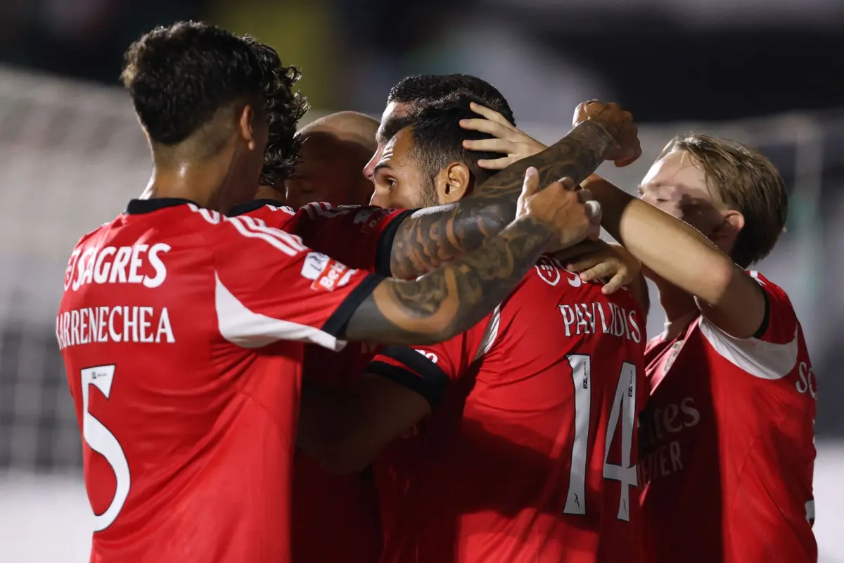 Benfica vem de uma vitória frente ao E. Amadora