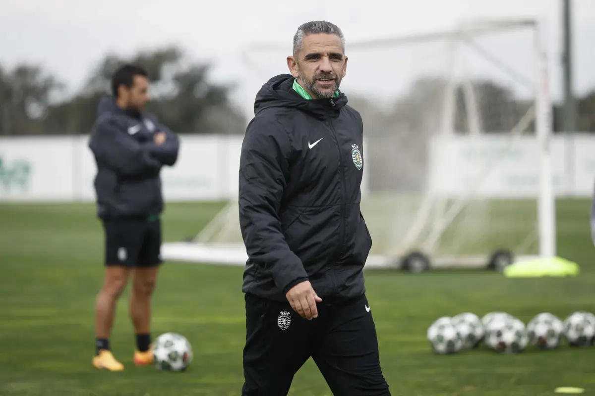 Rui Borges, treinador do Sporting