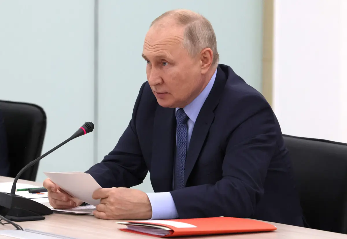 O presidente russo, Vladimir Putin