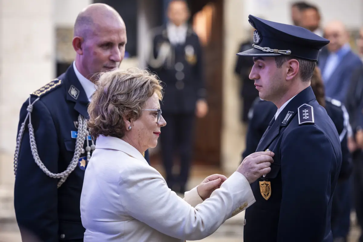 Ministra na cerimónia que assinalou os 158 anos da PSP