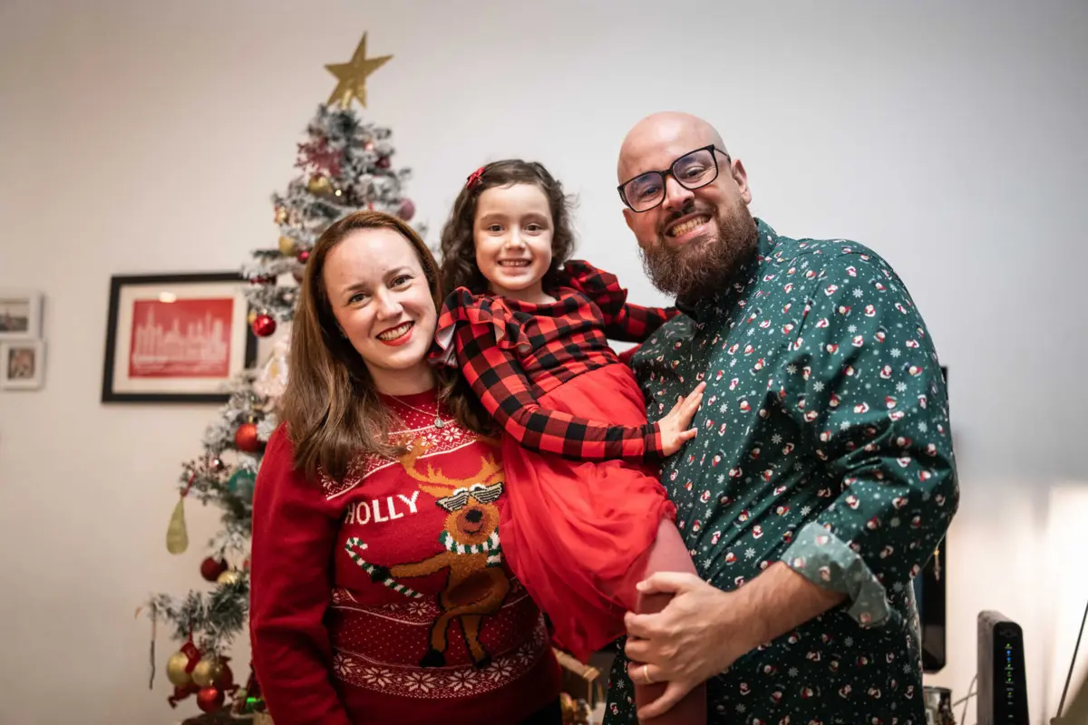 Cláudio, Amanda e Ana em Braga