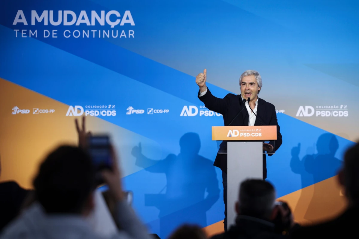 O ministro da Defesa Nuno Melo