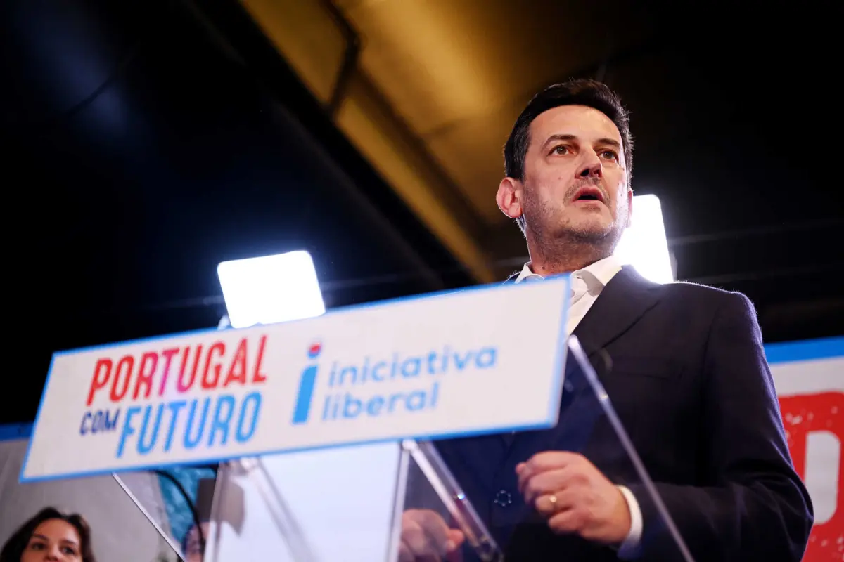 O presidente da Iniciativa Liberal, Rui Rocha