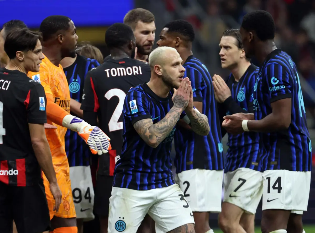 Duelo de Milão foi quente