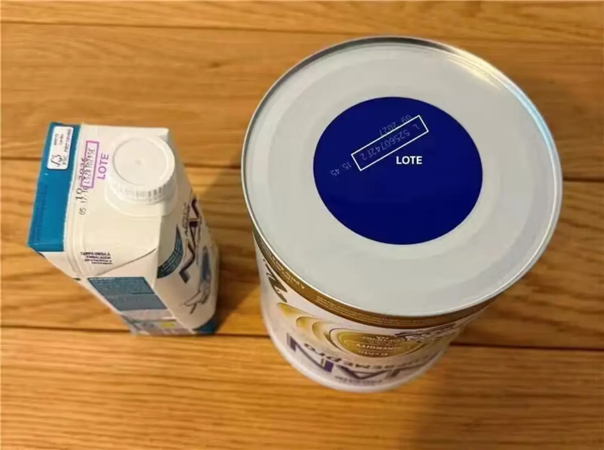 A empresa destaca o local onde se encontra a indicação do lote