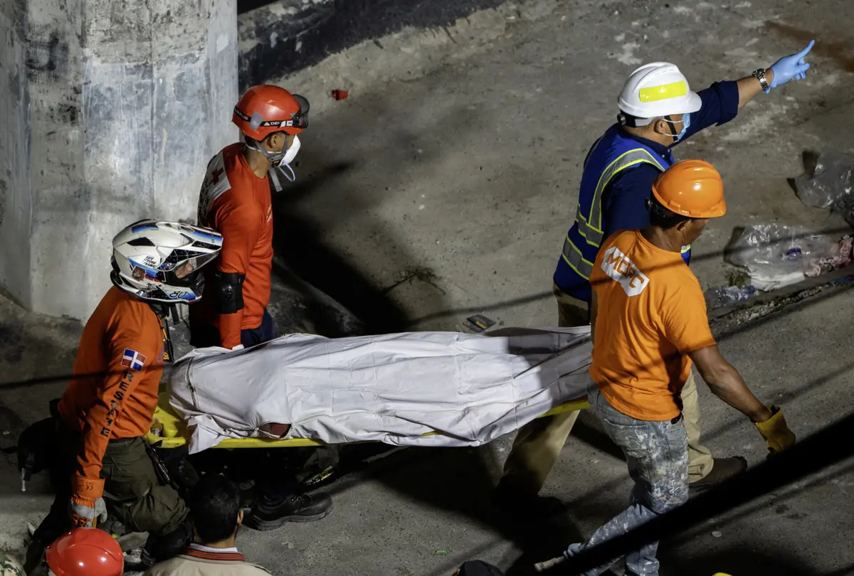 As autoridades desconhecem as causas do colapso do teto da discoteca