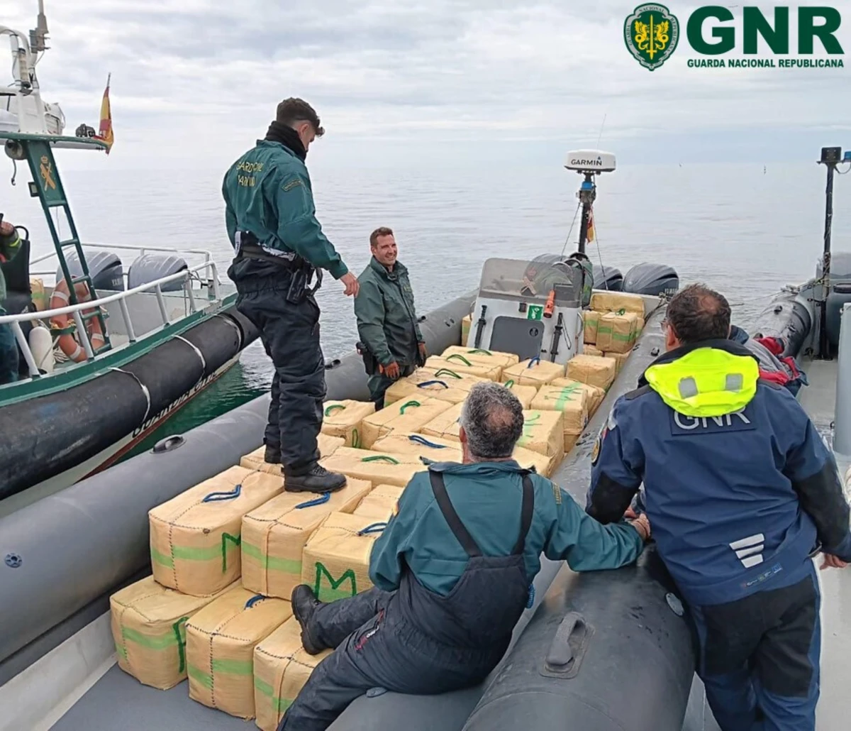 Apreensão conjunta da GNR e Guardia Civil