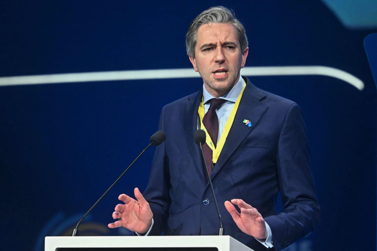 O secretário dos Negócios Estrangeiros irlandês, Simon Harris