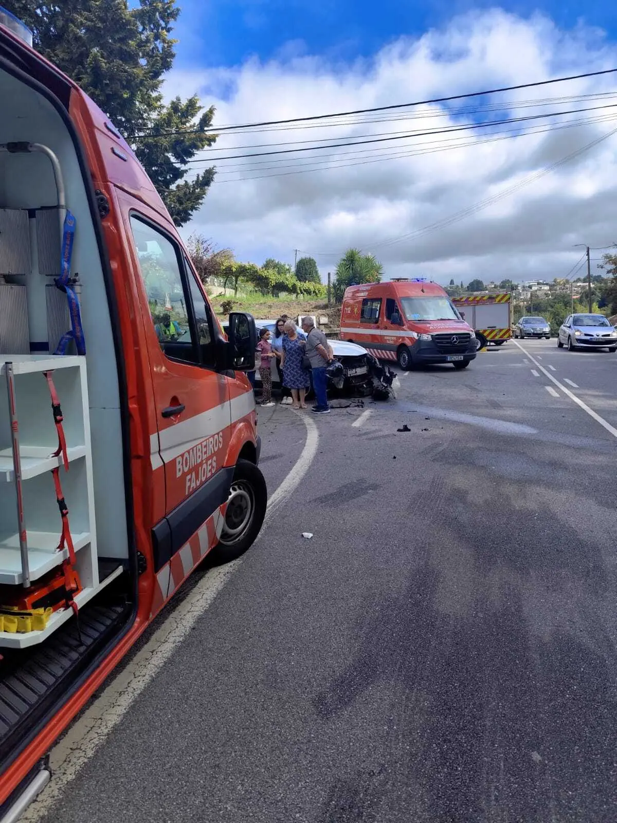 Imagem de contexto do artigo Criança entre os quatro feridos num acidente em Oliveira de Azeméis