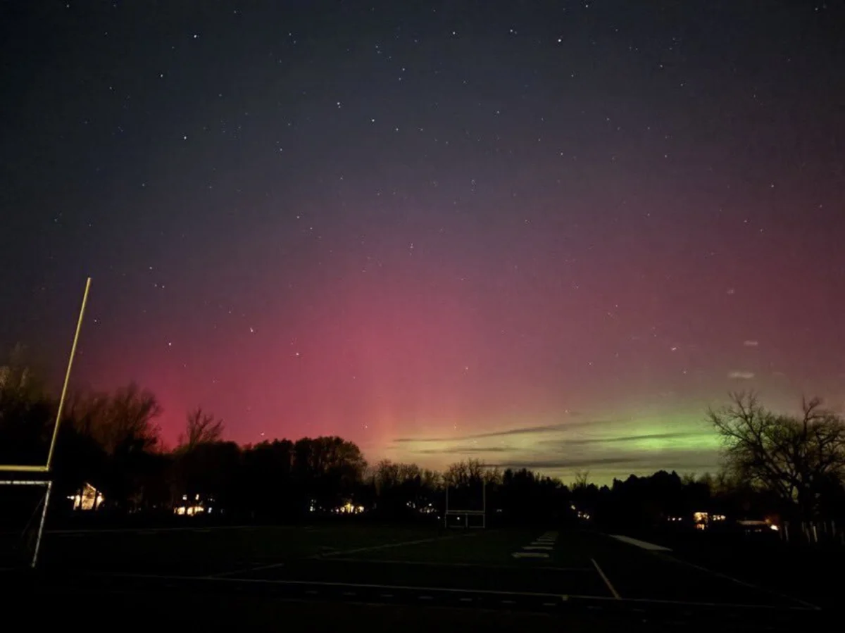 Foi possível ver auroras boreais em vários estados dos EUA