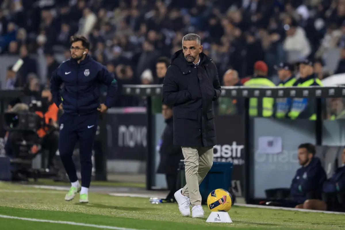 Rui Borges elogiou a exibição do Sporting em Guimarães