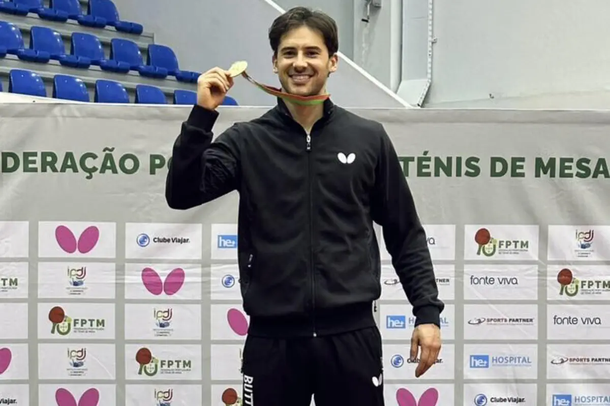 João Geraldo é campeão nacional individual de ténis de mesa
