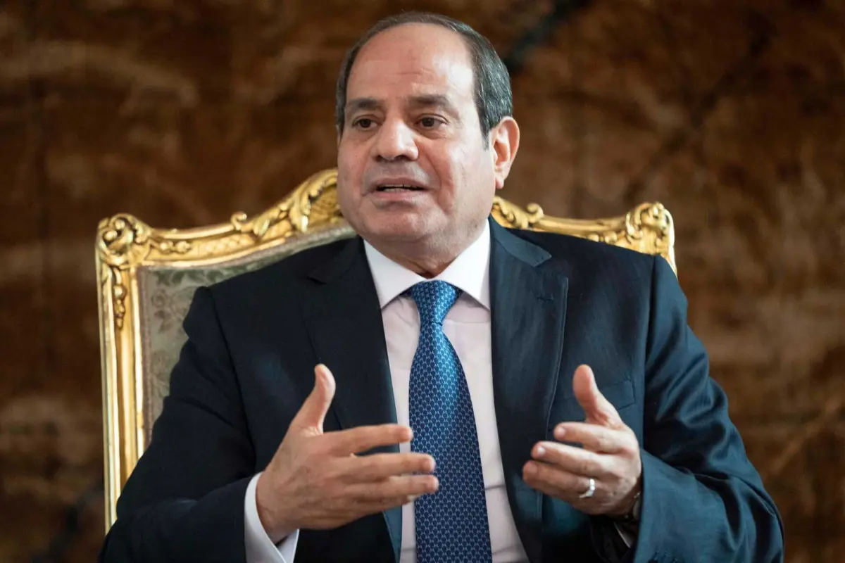 O presidente do Egito, Abdel Fattah al-Sisi