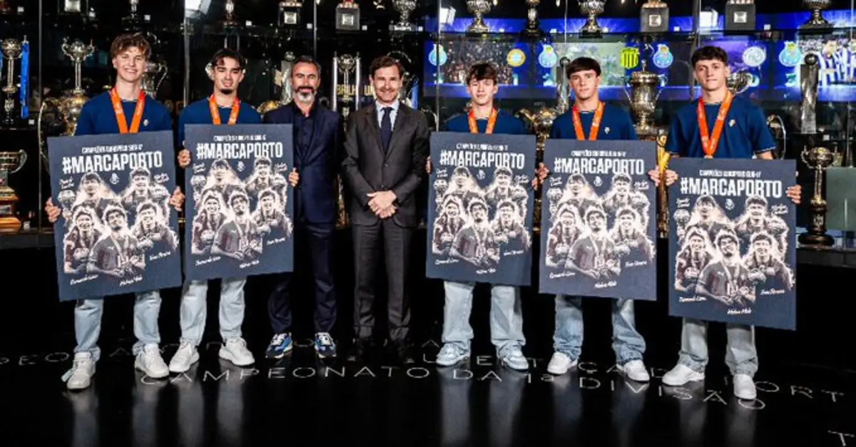 André Villas-Boas no museu do F. C. Porto