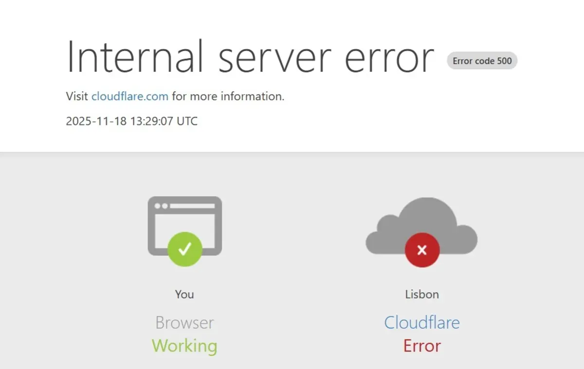 Imagem de contexto do artigo Cloudflare já corrigiu problemas técnicos que deixaram sites com falhas