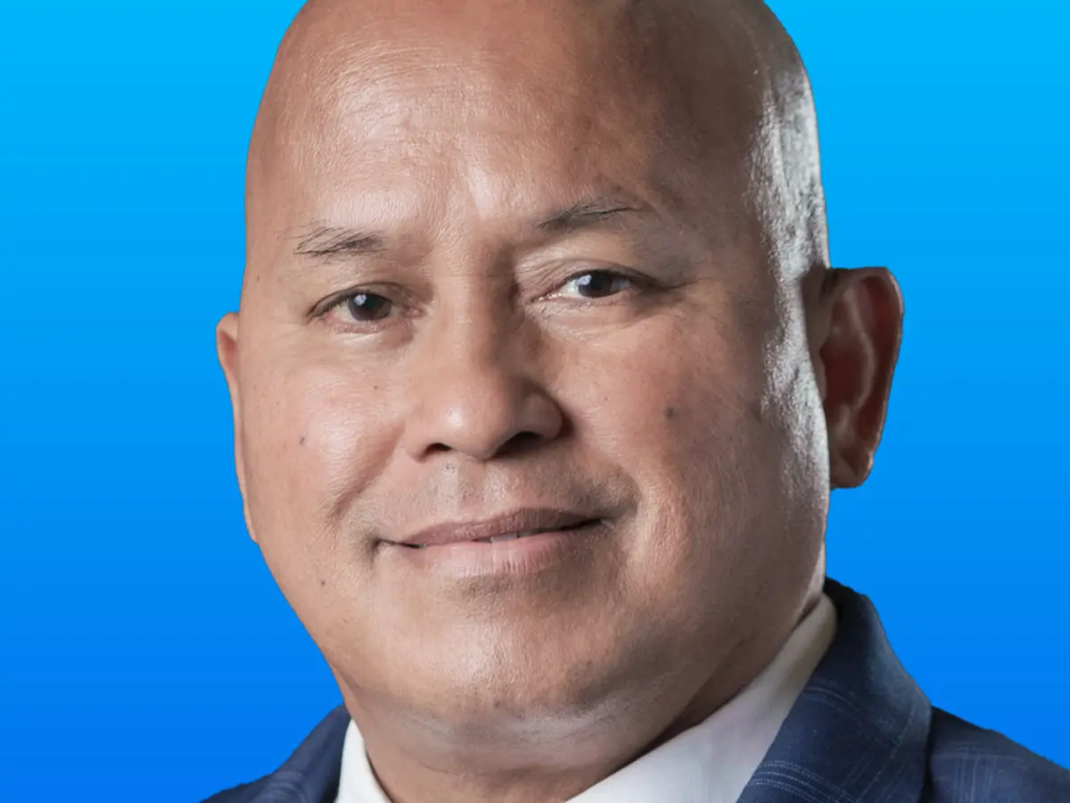 O senador filipino Ronald Dela Rosa