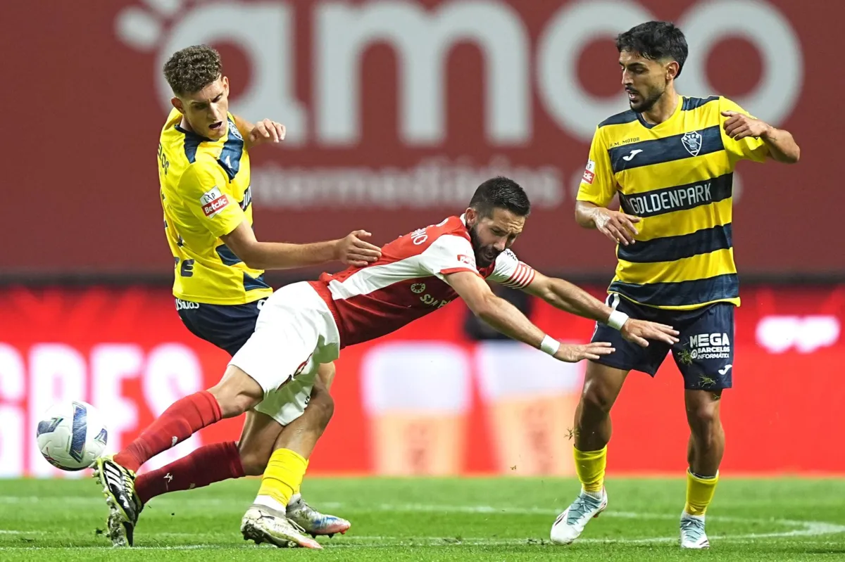 Galos venceram em Braga