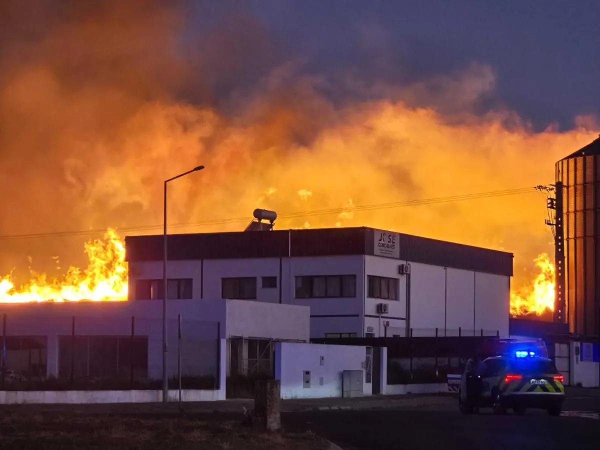 O incêndio durou quase duas semanas