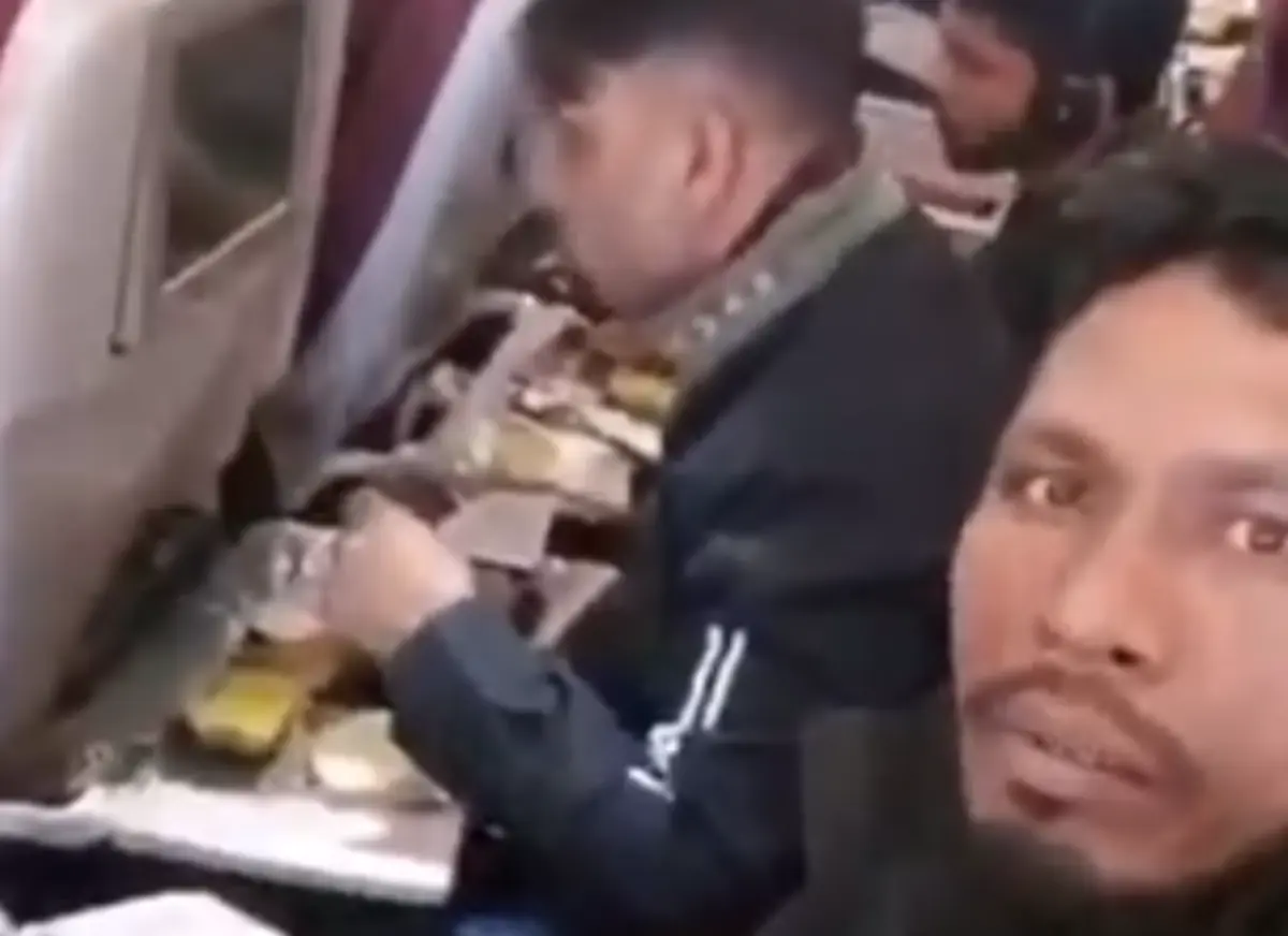 Ventura partilhou nas redes sociais um vídeo de um cidadão indostânico a bordo de um avião