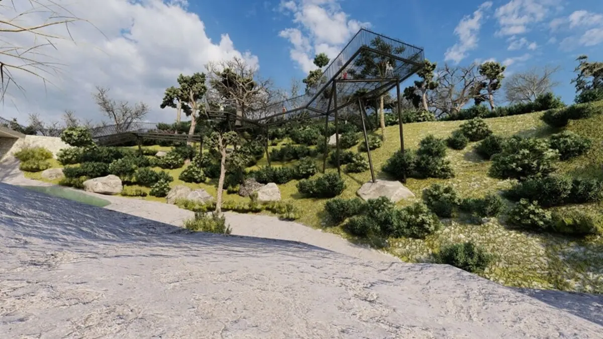 Do projeto, conhecem-se algumas imagens criadas em computador