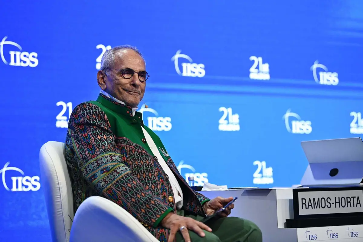O presidente de Timor-Leste, José Ramos-Horta