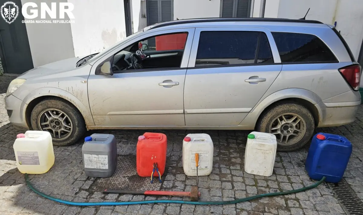 GNR deteve três homens por furto de combustível