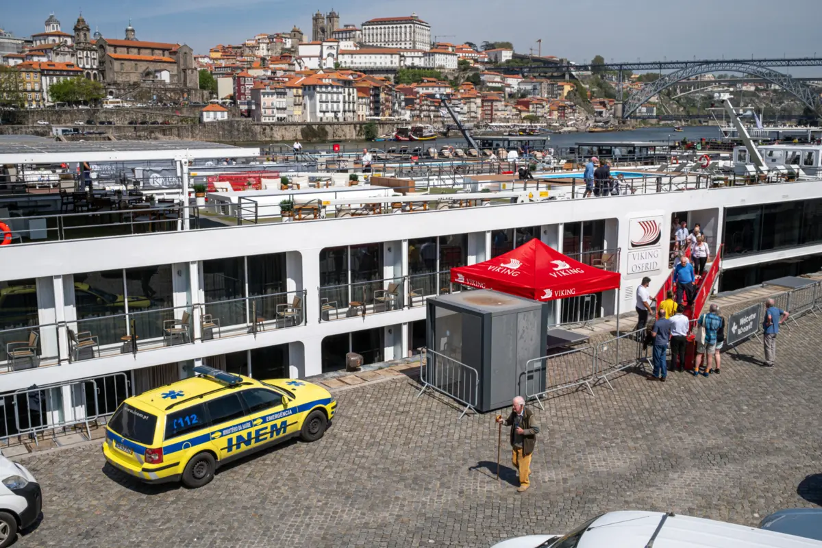Acidente aconteceu no Cais de Gaia