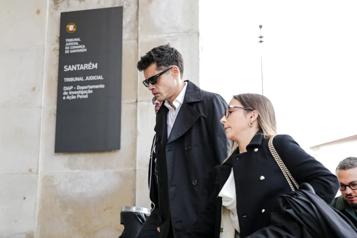 Ivo Lucas à chegada a tribunal