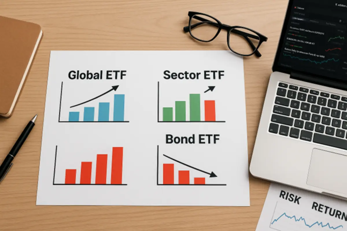 Imagem de contexto do artigo É melhor investir num ETF global, setorial ou de obrigações?