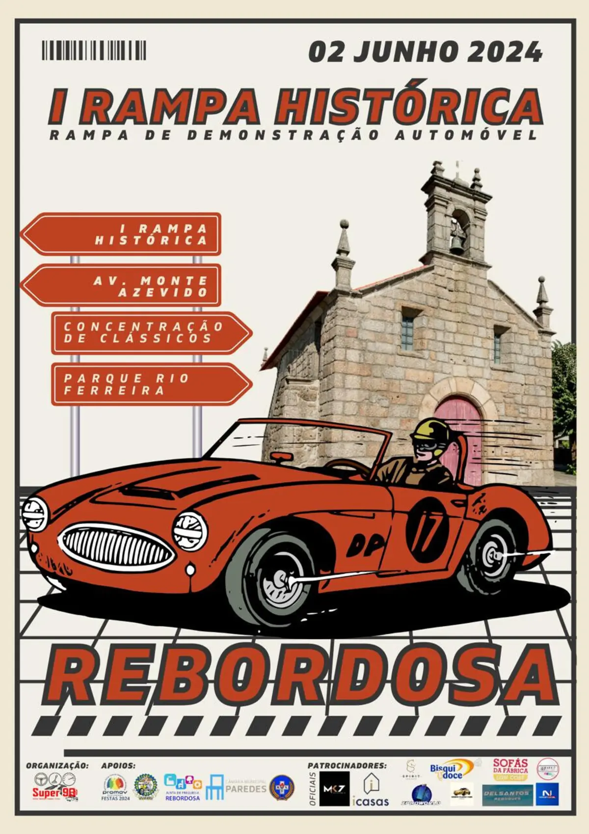 Imagem de contexto do artigo Corrida automóvel regressa a Rebordosa para homenagear Joaquim Santos